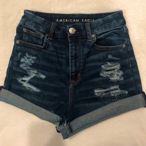 American Eagle curvy high rise shorts